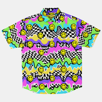 Psychedelic Smiley Hawaiian Shirt
